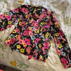 kate spade wildflower bouquet blouse
